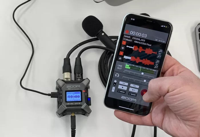 Zoom F3 профессиональный полевой аудиорекордер (2 канала, 32-бит Float) для кино и видео