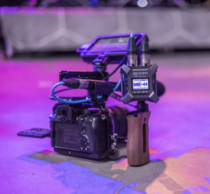 Zoom F3 профессиональный полевой аудиорекордер (2 канала, 32-бит Float) для кино и видео