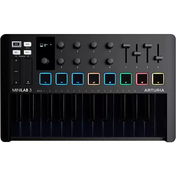 MIDI-клавіатура Arturia MiniLab 3 Deep Black Special Edition