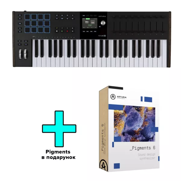 MIDI-клавіатура Arturia KeyLab 49 mk3 + Arturia Pigments