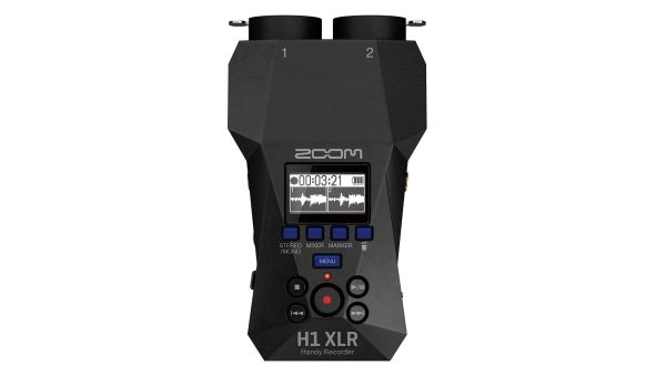 Zoom H1 XLR портативный цифровой рекордер, 2 комбо-входа XLR/TRS, до 10 часов работы (1 батарейка типа AA)