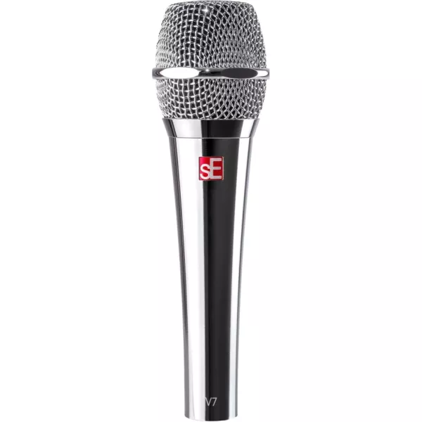 sE Electronics V7 CHROME динамічний вокальний мікрофон з хромованим покриттям.
