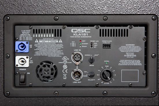 Активний сабвуфер QSC KLA181 black