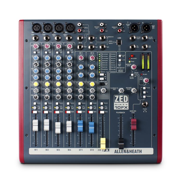 Allen Heath ZED60-10FX Мікшерний пульт