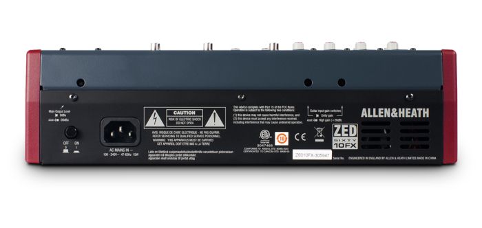 Allen Heath ZED60-10FX Мікшерний пульт