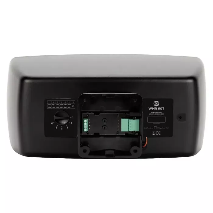 RCF WMR 60T Всепогодна, двосмугова акустична система (80 Вт, 100В/8 Ом, 6.5") для терас, ресторанів та кафе