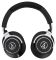 Audio-Technica ATH-M70X мониторные наушники закрытого типа; 45мм динамики; АЧХ 5-40 000 Гц; Поворотная на 90 градусов конструкция чашек; Мониторинг одним ухом; Складная конструкция; В комплекте 3 кабеля, 6,3 мм адаптер-джек, чехол для хранения; Вес 280 г.
