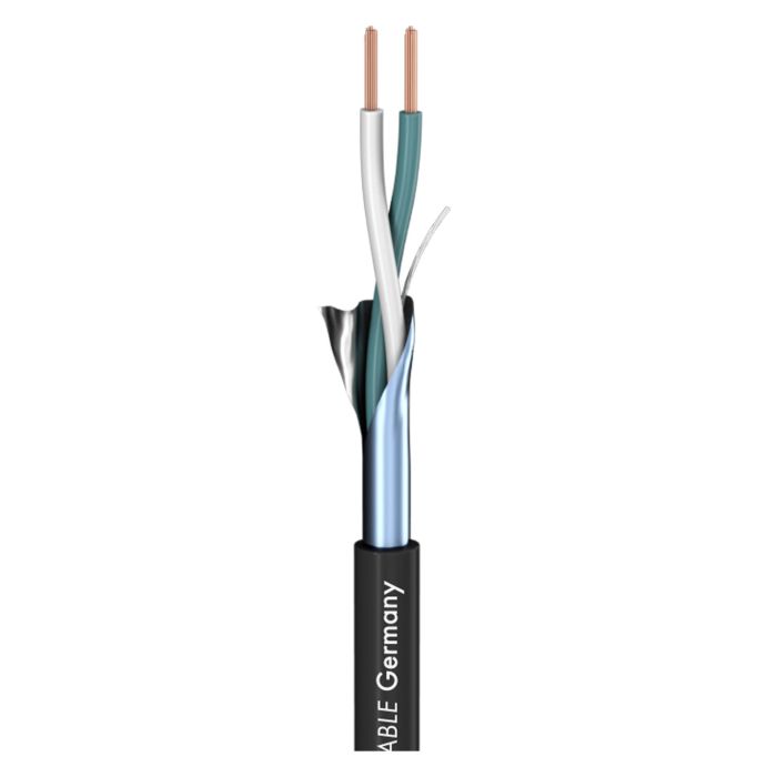 Sommer Cable 200-0401 ISOPOD SO-F22 2x0.22 black патч-кабель для внутрішньої розводки і комутації аудіо- і Hi-Fi-компонентів