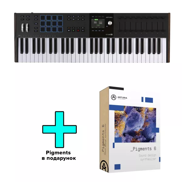 MIDI-клавіатура Arturia KeyLab 61 mk3 + Arturia Pigments