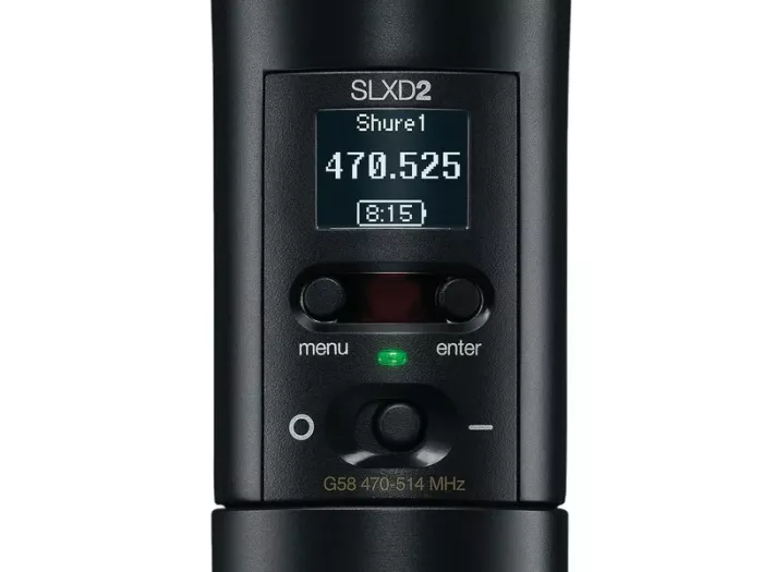 Ручний бездротовий мікрофонний передавач SHURE SLXD2/B58-H56