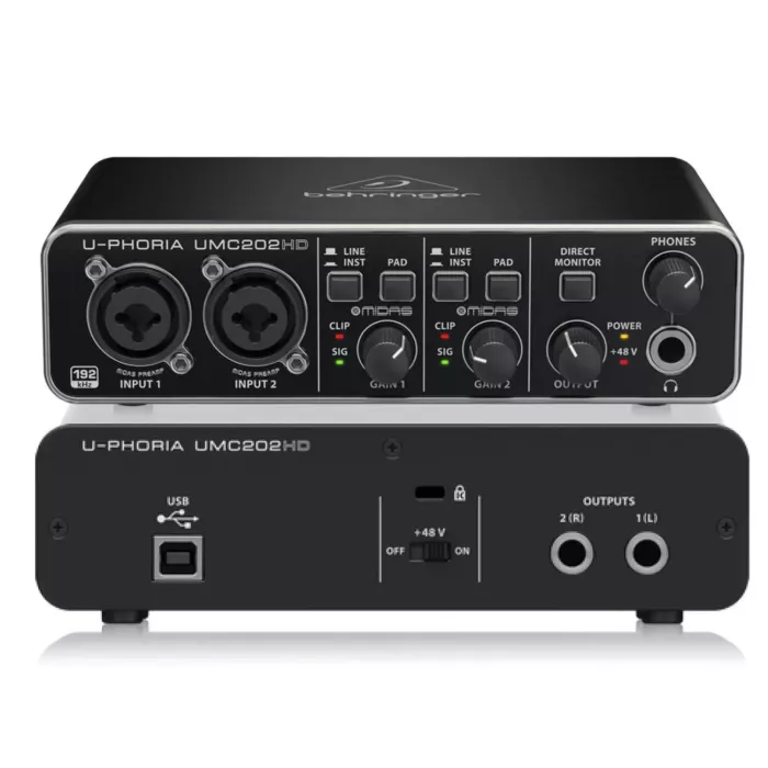 Комплект для звукозапису BEHRINGER U-PHORIA STUDIO PRO