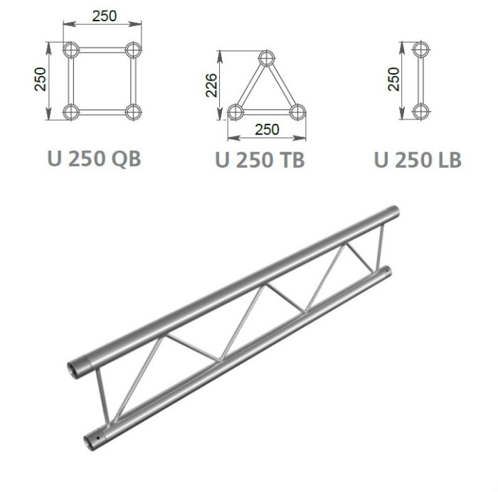 Ферма плоска U-250 0,5 м