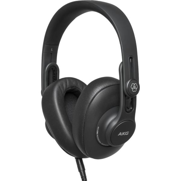 AKG K361 складні навушники закритого типу для блогерів та подкастів. Овальні чаши. Поворотний механізм для моніторингу одним навушником. Два кабелі. Вага 220г.