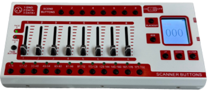 FREE COLOR Mini 192 BAT компактний DMX-контролер з вбудованим акумулятором