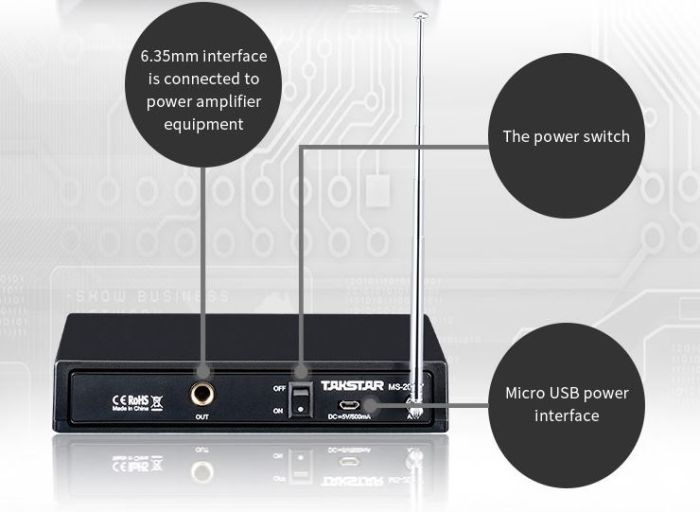 Takstar MS-208W бездротовий конференц-мікрофон бездротовий конференц-мікрофон
