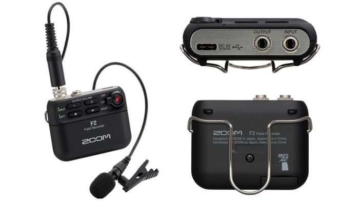 Zoom F2 Black рекордер 32-bit float с петличным микрофоном