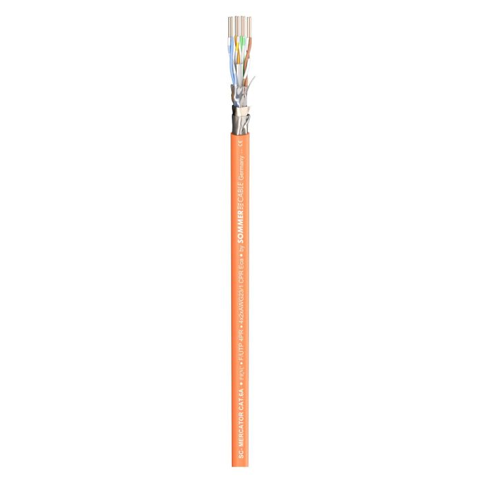 Sommer Cable 580-0465FC SC-MERCATOR CAT.6A FRNC orange інсталяційний (монтажний) кабель типу «кручена пара» категорії 6а