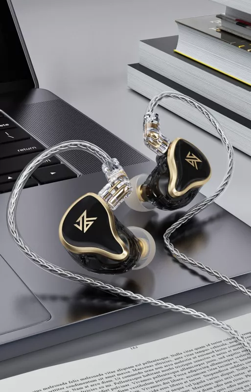 Навушники KZ Audio ZAS BLACK NO MIC