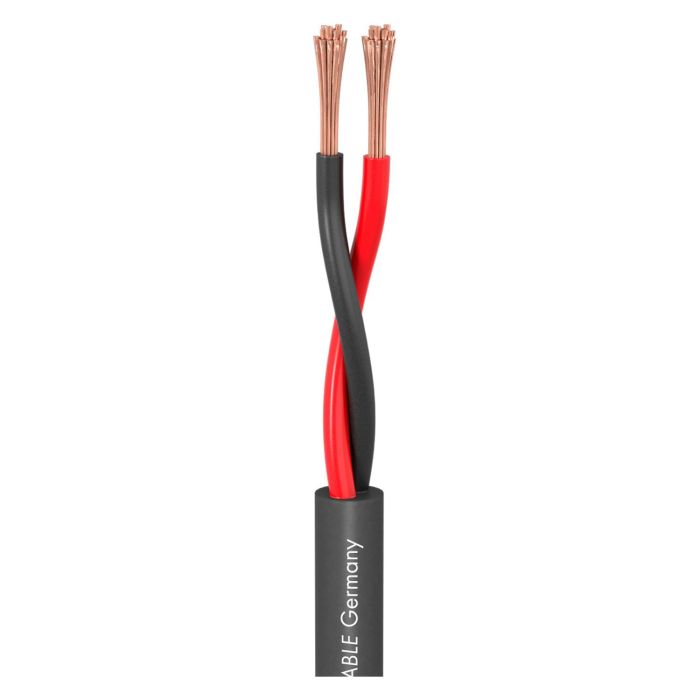Sommer Cable 415-0051 Meridian Speaker cable 2x1.5 black акустичний кабель