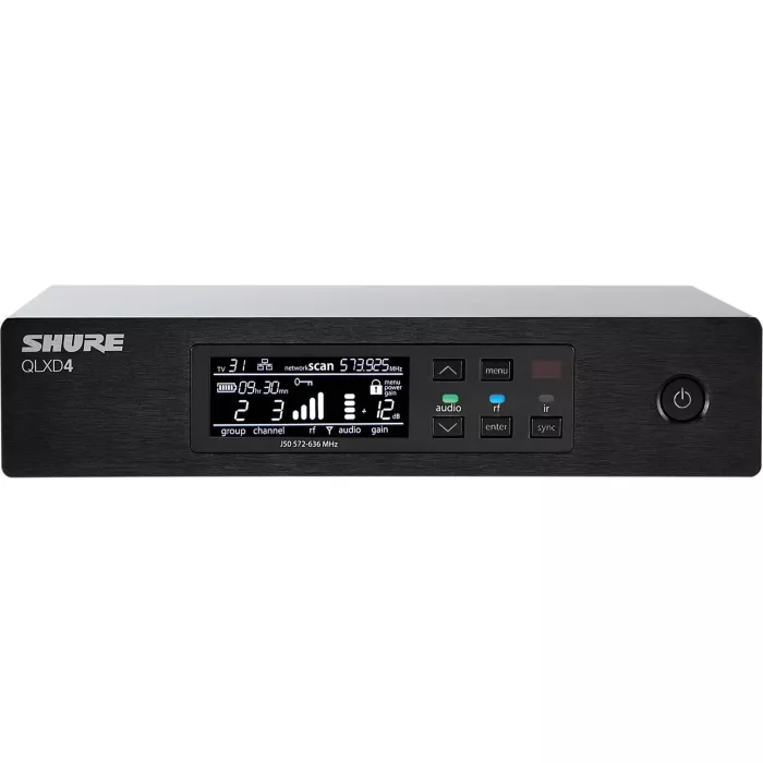 Приймач для радіосистеми SHURE QLXD4E-G51