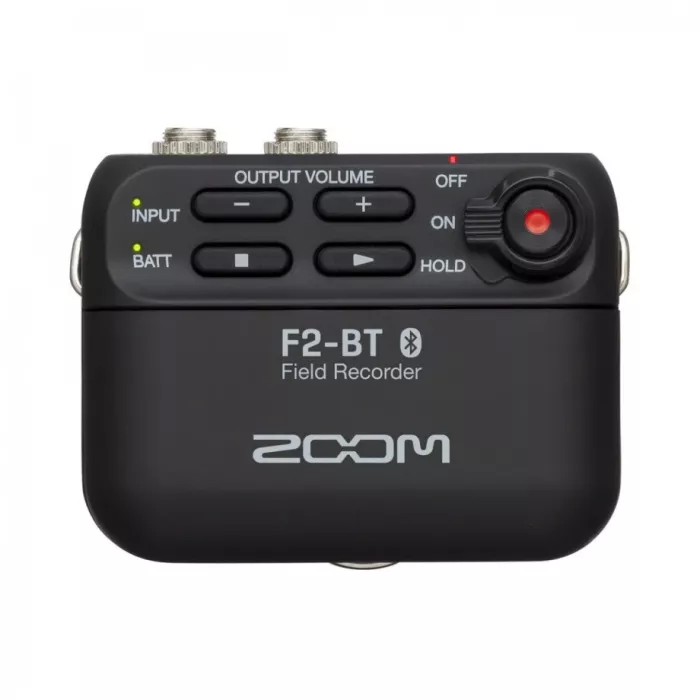Zoom F2-BT Black рекордер 32-bit float с петличным микрофоном, Bluetooth подключение