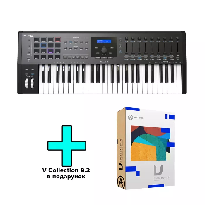 MIDI-клавіатура Arturia KeyLab 49 MkII + V Collection 9.2