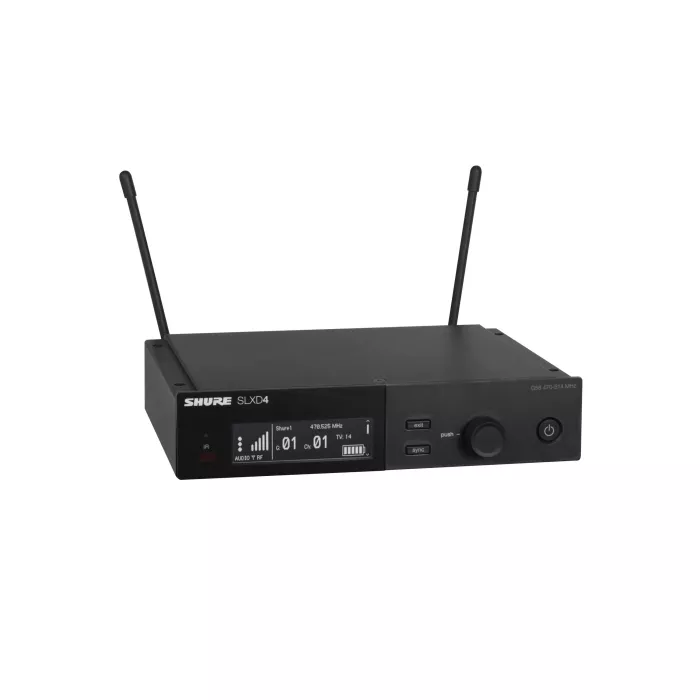 Приймач для радіосистеми SHURE SLXD4E-H56