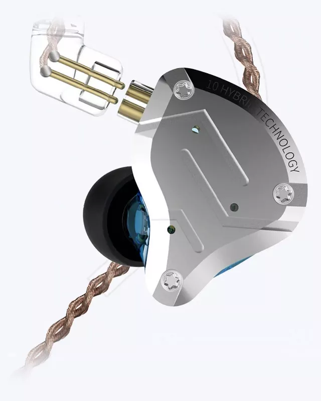 Навушники KZ Audio ZS10 PRO BLACK NO MIC