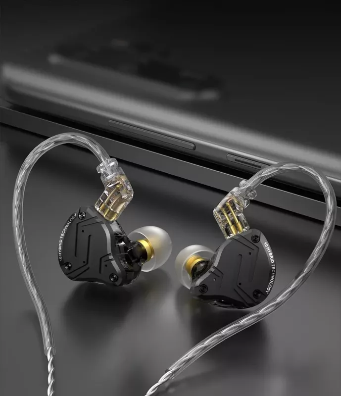 Навушники KZ Audio ZS10 PRO X BLACK NO MIC