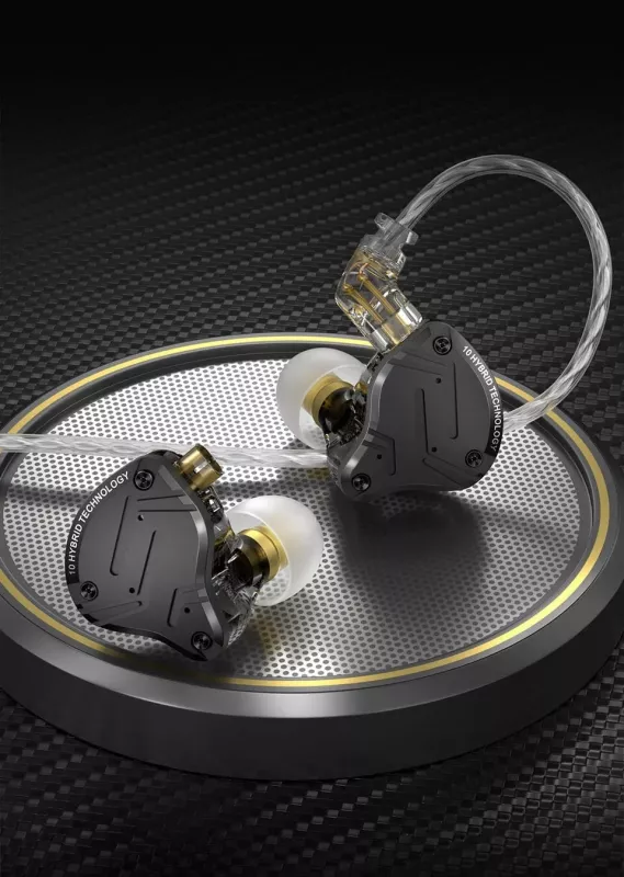 Навушники KZ Audio ZS10 PRO X BLACK NO MIC