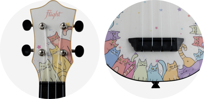 Укулеле Flight TUS40 Kitty Travel soprano