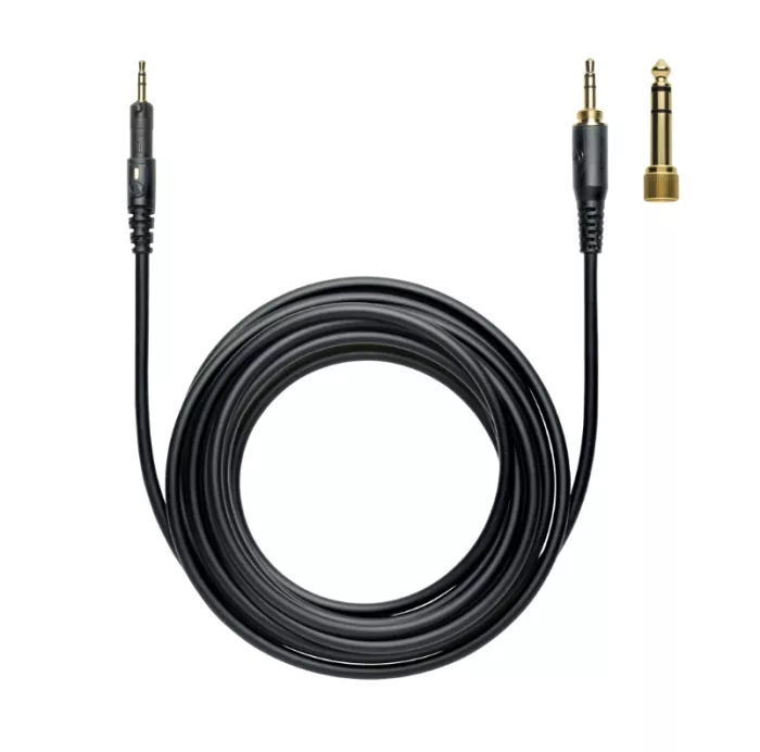 Audio-Technica ATH-M40X моніторні навушники закритого типу; Поворотна на 90 градусів конструкція чашок; Моніторинг одним вухом; Складна конструкция; В комплекті 2 кабелі, 6,3мм. адаптер-джек, чохол для зберігання; Вага 240г.