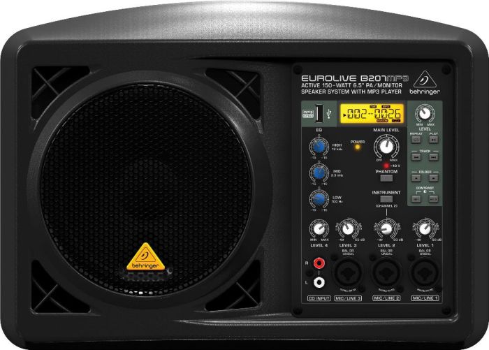 Активна акустична система Behringer EUROLIVE B207MP3 Активна акустична система Behringer EUROLIVE B207MP3