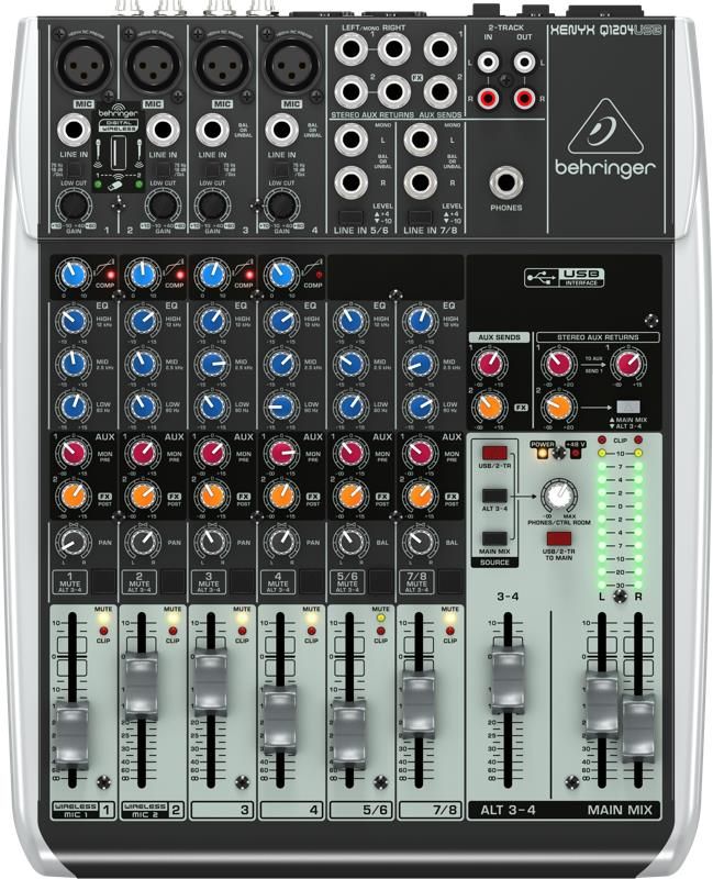 Мікшерний пульт BEHRINGER XENYX Q1204USB