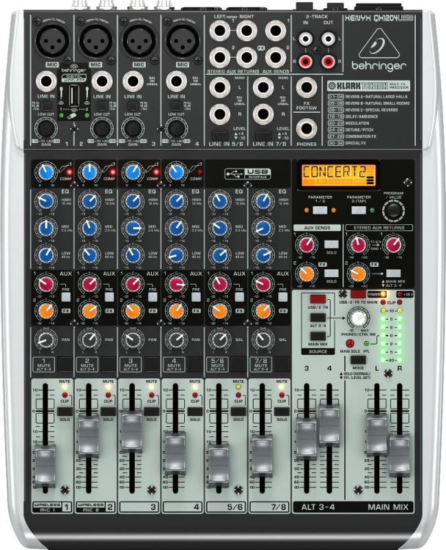 Мікшерний пульт BEHRINGER XENYX QX1204USB