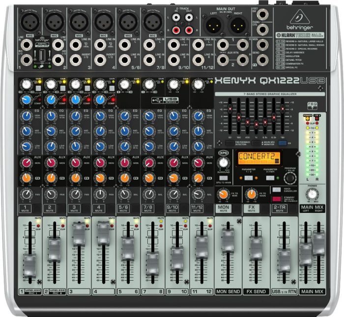 Мікшерний пульт BEHRINGER XENYX XENYX QX1222USB
