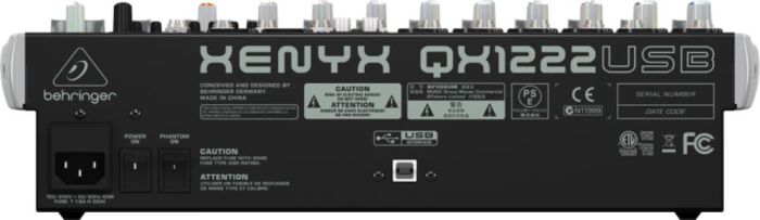 Мікшерний пульт BEHRINGER XENYX XENYX QX1222USB