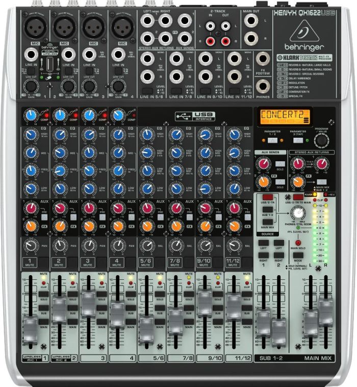 Мікшерний пульт BEHRINGER XENYX XENYX QX1622USB