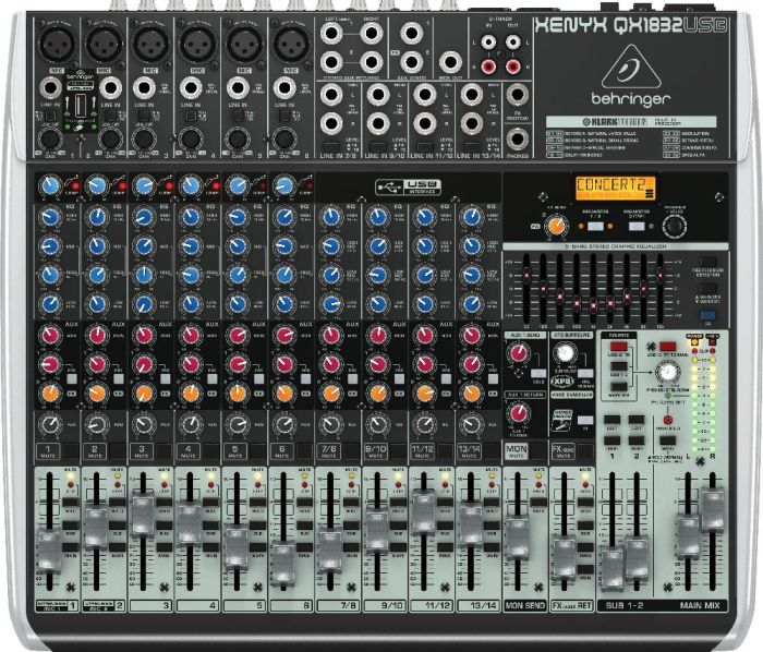 Мікшерний пульт BEHRINGER XENYX XENYX QX1832USB