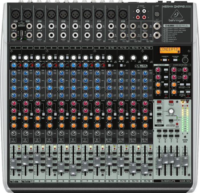 BEHRINGER XENYX QX2442USB Мікшерний пульт BEHRINGER XENYX QX2442USB Мікшерний пульт