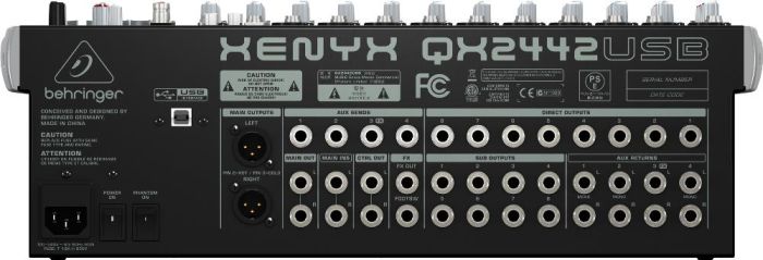 BEHRINGER XENYX QX2442USB Мікшерний пульт BEHRINGER XENYX QX2442USB Мікшерний пульт