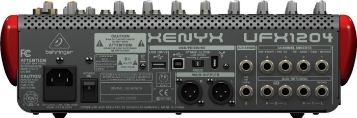Мікшерний пульт BEHRINGER XENYX UFX1204
