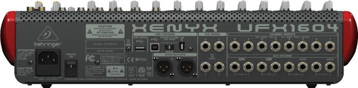 Мікшерний пульт BEHRINGER XENYX UFX1604