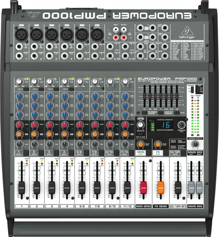 Активний мікшер Behringer EUROPOWER PMP1000 Активний мікшер Behringer EUROPOWER PMP1000