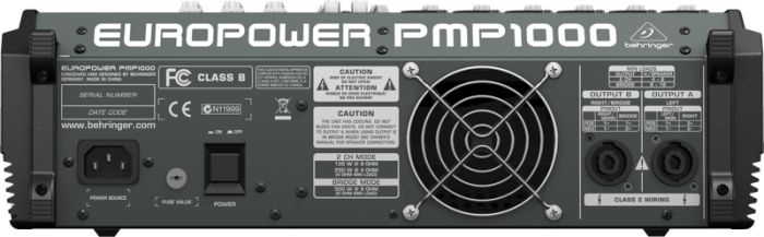 Активний мікшер Behringer EUROPOWER PMP1000 Активний мікшер Behringer EUROPOWER PMP1000