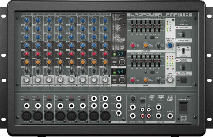 Активний мікшер BEHRINGER EUROPOWER PMP1680S Активний мікшер BEHRINGER EUROPOWER PMP1680S