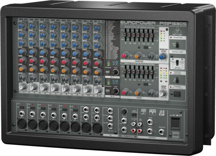 Активний мікшер BEHRINGER EUROPOWER PMP1680S Активний мікшер BEHRINGER EUROPOWER PMP1680S