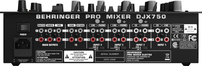 BEHRINGER PRO MIXER DJX750 DJ мікшерний пульт DJ