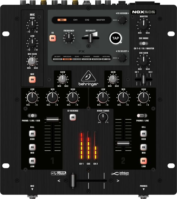 DJ мікшер BEHRINGER PRO MIXER NOX202