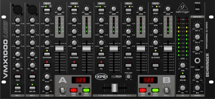 DJ-Мікшер BEHRINGER PRO VMX1000USB DJ-Мікшер BEHRINGER PRO VMX1000USB